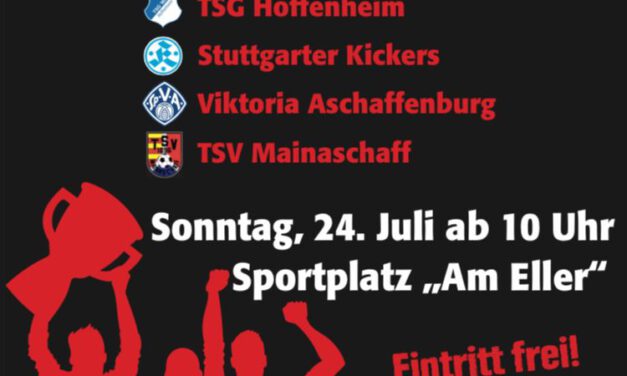 Fraport-Cup mit Eintracht Frankfurt und TSG Hoffenheim: Die Stars von Morgen am Sonntag in Mainaschaff!!!
